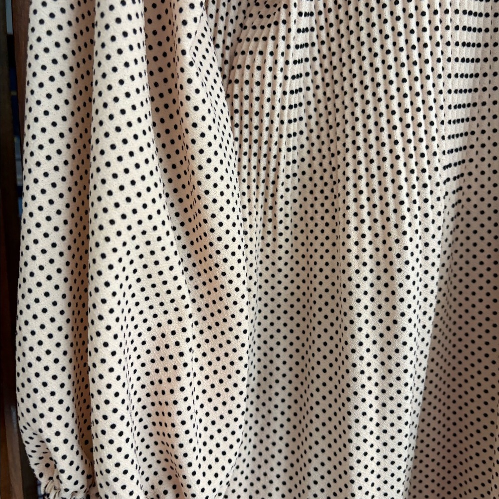 Adrianna Papell Black and light pink  Patterned Blouse - Picture 3 of 8